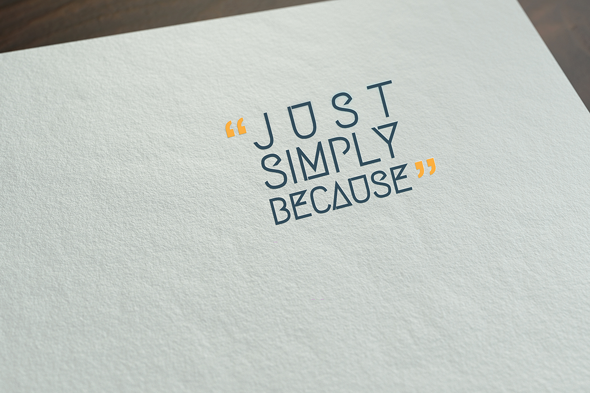 JustSimplyBecause_traint_logo_mock-up